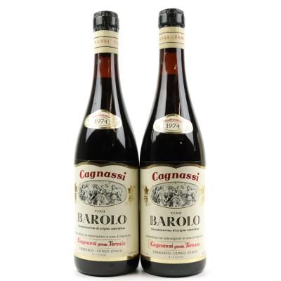 Cagnassi 1974 Barolo 2x72cl