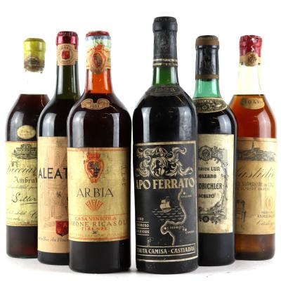 Assorted Vintage Italian Wines / 6 Bottles