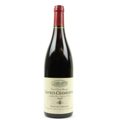 H. De Villamont 2003 Gevrey-Chambertin