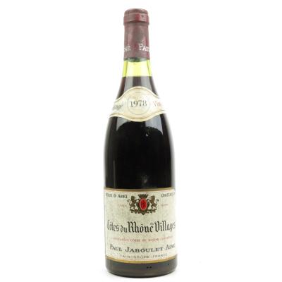 P.Jaboulet 1978 Cotes Du Rhone Villages