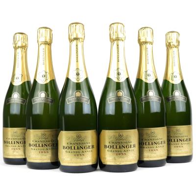 Bollinger Grande Annee 1988 Vintage Champagne 6x75cl