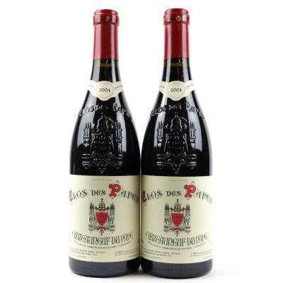 Clos Des Papes 2004 Chateauneuf-Du-Pape 2x75cl