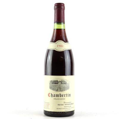 Dom. H.Rebourseau 1981 Chambertin Grand-Cru