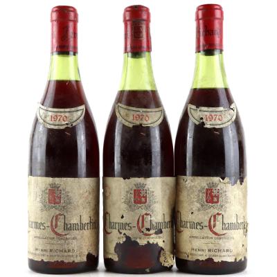 H.Richard 1970 Charmes-Chambertin Grand Cru 3x75cl