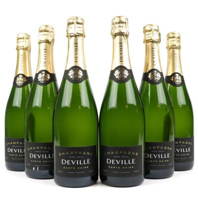 Deville Carte Noir Brut NV Champagne 6x75cl