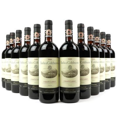 Badia A Coltibuono 2000 Chianti Classico Riserva 12x75cl