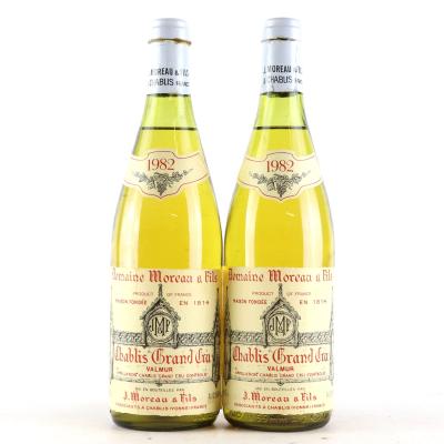 J.Moreau Valmur 1982 Chablis Grand-Cru 2x70cl