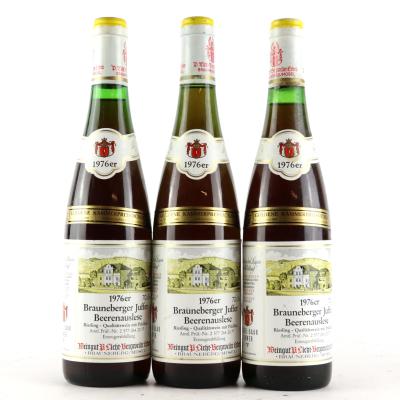 Licht-Bergweiler Brauneberger Juffer Beerenauslese 1976 Mosel 3x70cl