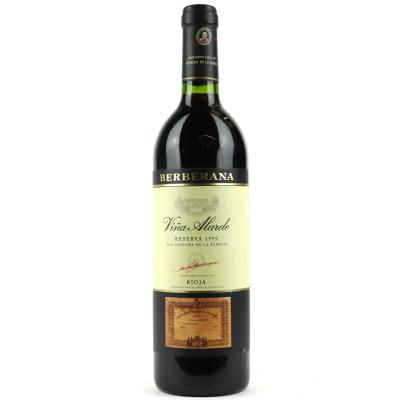 Berberana Viña Alarde 1999 Rioja Reserva