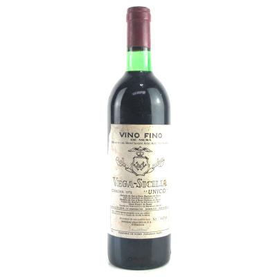 Vega Sicilia \"Unico\" 1972 Ribera Del Duero