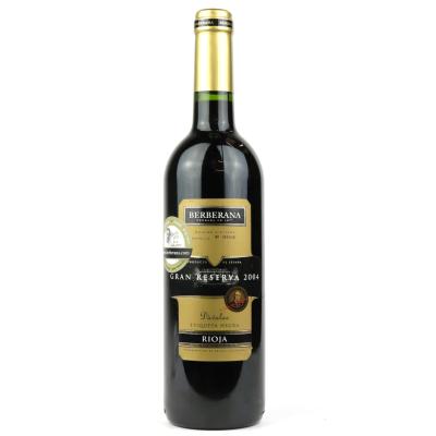 Berberana Etiqueta Negra 2004 Rioja Gran Reserva