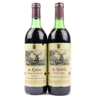 El Coto 1976 & 1978 Rioja Crianza 2x70cl