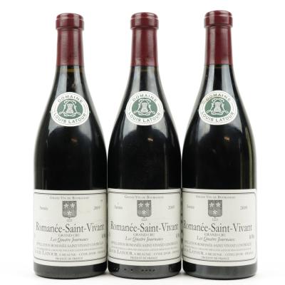 Dom. L.Latour Quatre Journaux 2009 Romanee-St-Vivant Grand-Cru 3x75cl