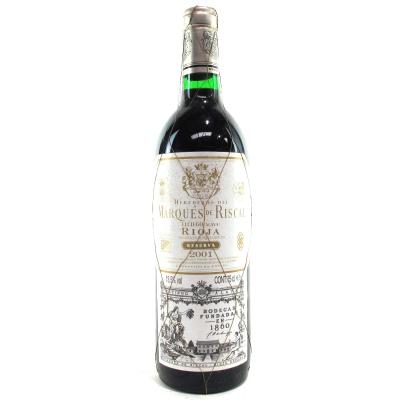 Marques De Riscal 2001 Rioja Reserva