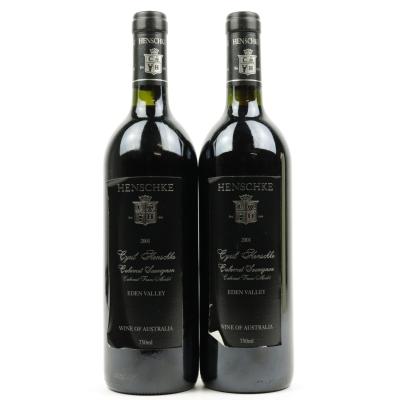 Henschke Cyril Henschke Cabernet Sauvignon 2001 Eden Valley 2x75cl