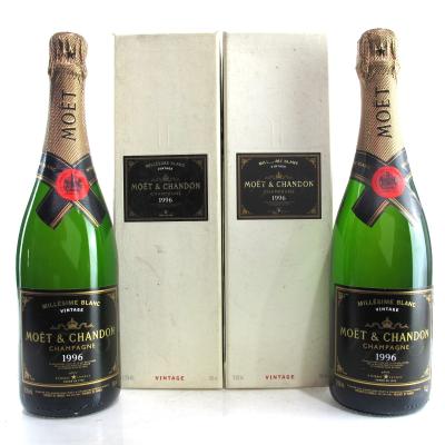 Moet & Chandon 1996 Vintage Champagne 2x75cl