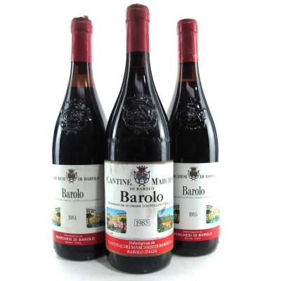 Marchesi Di Barolo 1983, 1984 & 1985 Barolo 3x75cl