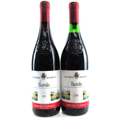 Marchesi Di Barolo 1987 & 1988 Barolo 2x75cl