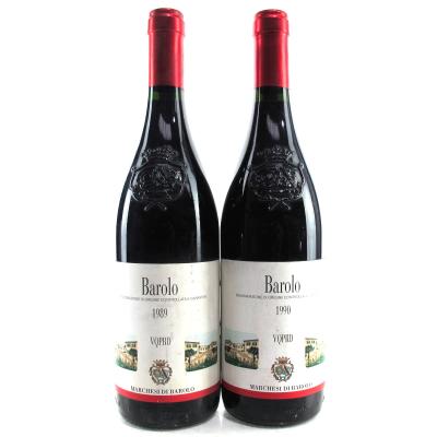 Marchesi Di Barolo 1989 & 1990 Barolo 2x75cl