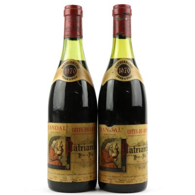 Patriarche Père & Fils \"Randal\" 1970 Cotes-Du-Rhone 2x75cl