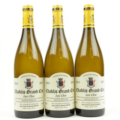 Droin Les Clos 2011 Chablis Grand-Cru 3x75cl