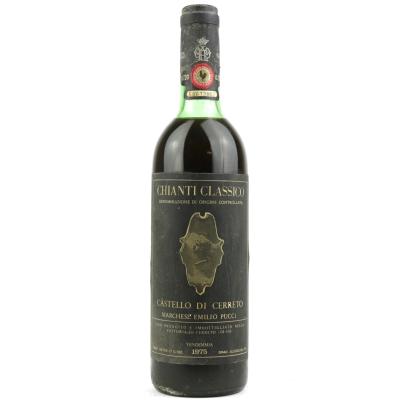 Castello Di Cerreto 1975 Chianti Classico