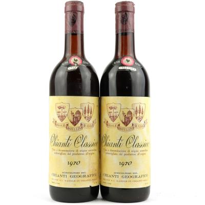 Castellina Gaiole Radda 1970 Chianti Classico 2x72cl