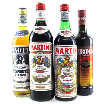 Assorted Bianco & Rosso Vermouth 4x75cl