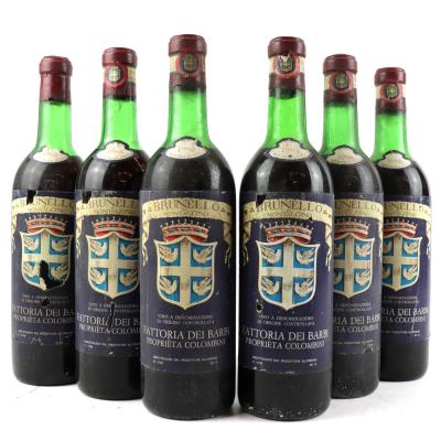 Fattoria Dei Barbi 1968 Brunello di Montalcino 6x73cl