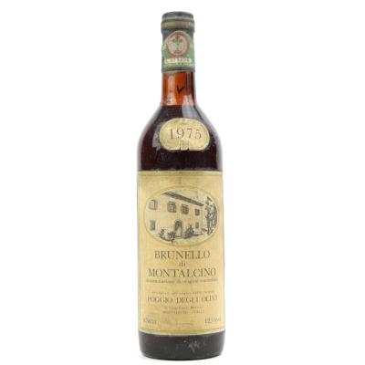 Poggio Degli Olivi 1975 Brunello di Montalcino