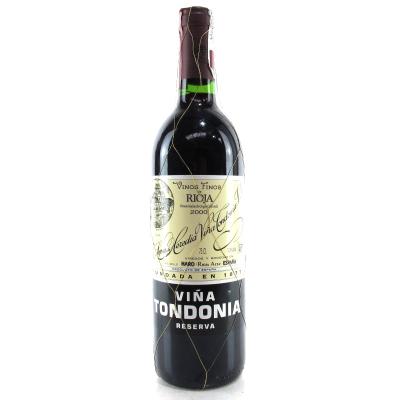 Viña Tondonia 2000 Rioja Reserva