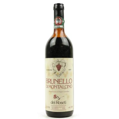 Dei Roseti 1979 Brunello di Montalcino