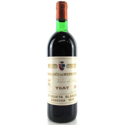 Marques De Murrieta \"Etiqueta Blanca\" 1978 Rioja Crianza