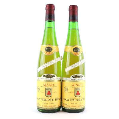 Hugel Vendange Tardive Selection-De-Grains-Noble Tokay 1976 Alsace 2x70cl