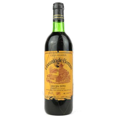 Gonzalo de Berceo 1970 Rioja Gran Reserva