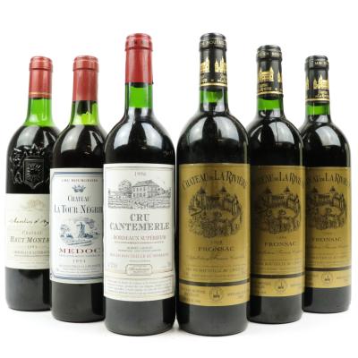 Assorted 1990s Bordeaux Red Wines 6x75cl