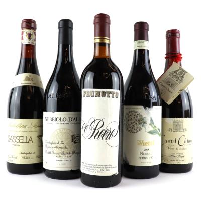 Assorted Italian Nebbiolo / 5 Bottles