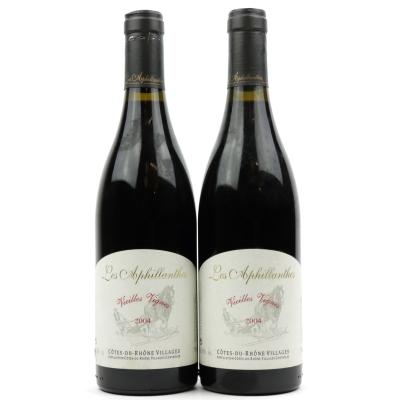 Les Aphillanthes Vieilles Vignes 2004 Cotes Du Rhone Villages 2x75cl