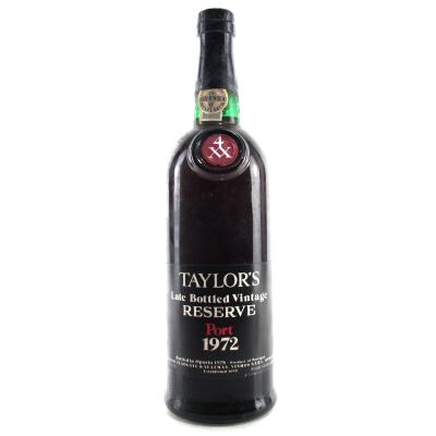 Taylor's 1972 LBV Reserve Port