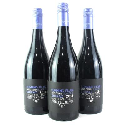 Thistledown \"Cunning Plan\" Shiraz 2014 Langhorne Creek 3x75cl