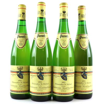 Pieroth Klusserather St.Michael Riesling 1993 Mosel 4x75cl