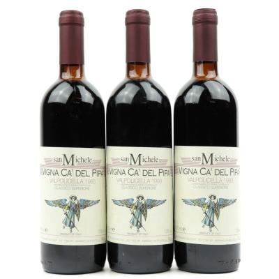 San Michele Vigna Ca' Del Pipa 1993 Valpolicella Classico Superiore 3x75cl