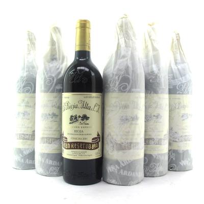 La Rioja Alta \"890\" 2001 Rioja Gran Reserva 6x75cl / Original Wooden Case