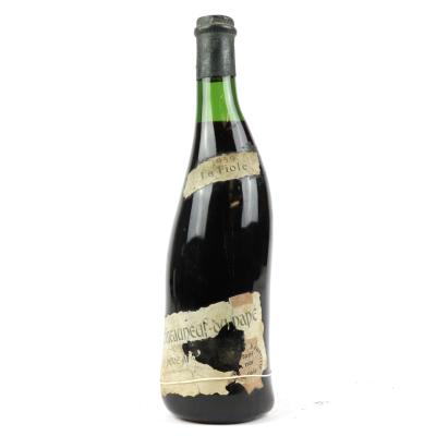 P.Anselme Fiole 1959 Chateauneuf-Du-Pape