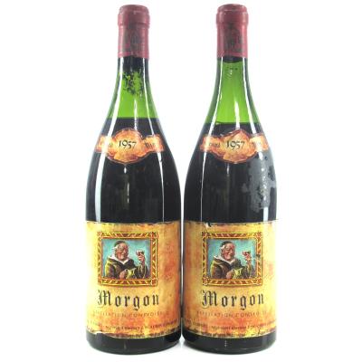 R.Clerget 1957 Morgon 2x75cl