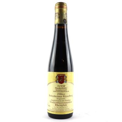 Niederthaler Bobenheimer Kieselberg Siegerrebe Trockenbeerenauslese 1986 Rheinpfalz 37.5cl