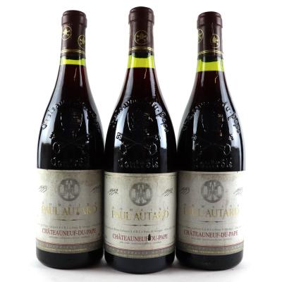 Dom. P.Autard 1992 & 1993 Chateauneuf-Du-Pape 3x75cl