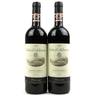 Badia A Coltibuono 1997 Chianti Classico Riserva 2x75cl