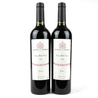 Achavel Ferrer Finca Bella Vista Malbec 2008 Mendoza 2x75cl