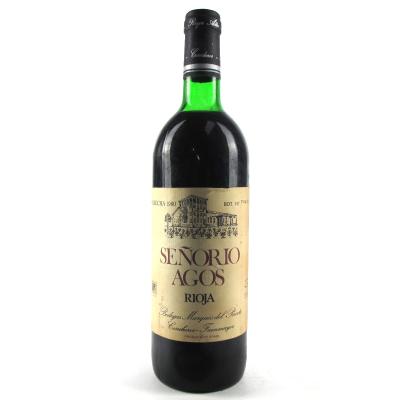 Señorio Agos 1980 Rioja Reserva